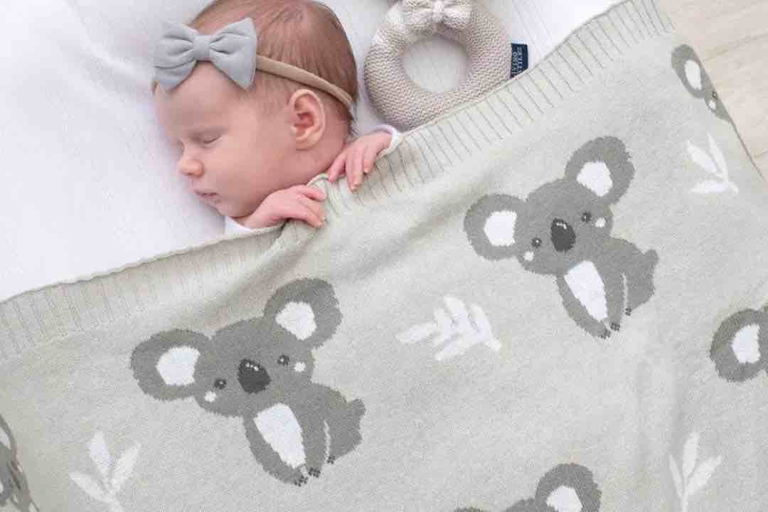 Australiana Baby Blanket - Koala - Wish & Wrap