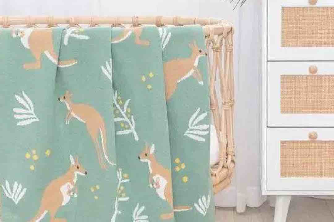 Australiana Baby Blanket - Kangaroo - Wish & Wrap