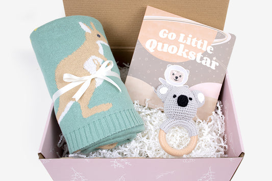 Aussie Animals Baby Gift Box - Wish & Wrap