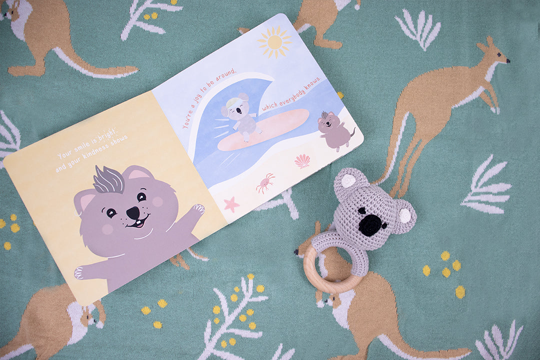 Aussie Animals Baby Gift Box - Wish & Wrap