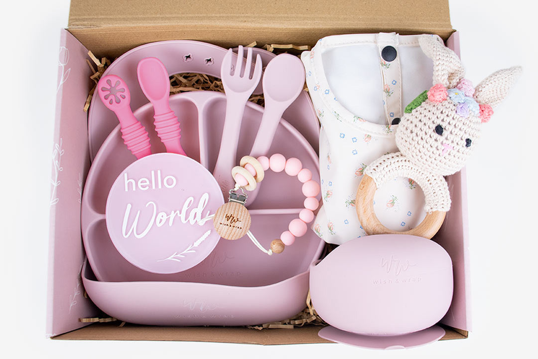 baby shower girl gift box