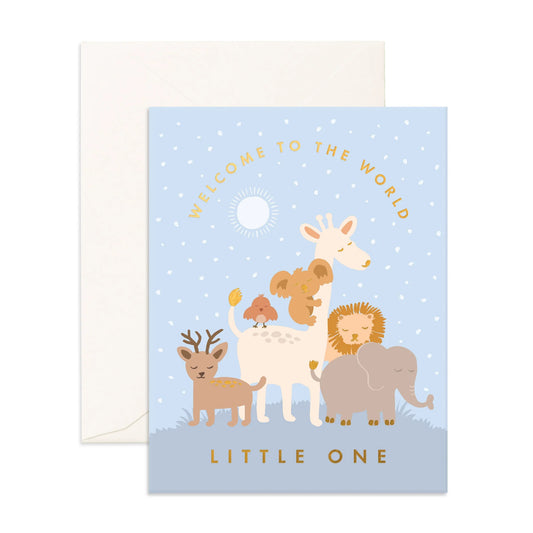 Welcome Little One Greeting Card