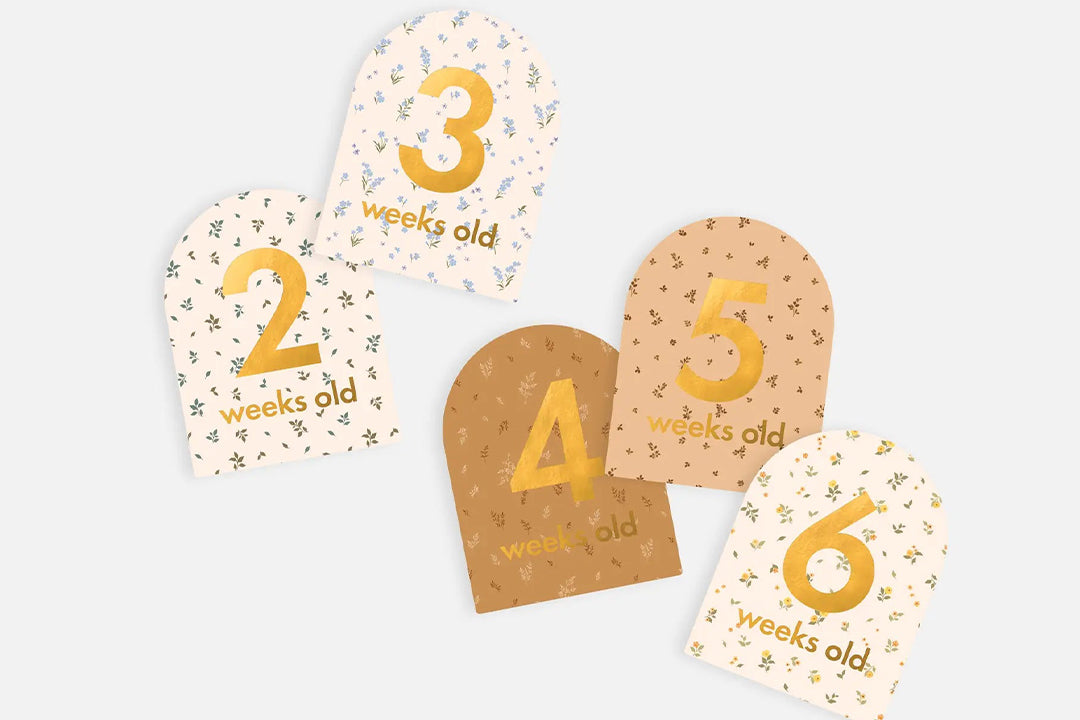 Baby Milestone Card Set - Broderie