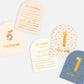 Baby Milestone Card Set - Broderie