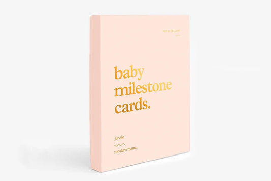 Baby Milestone Card Set - Cream - Wish & Wrap