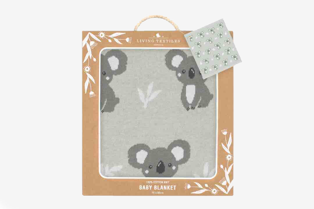 Australiana Baby Blanket - Koala - Wish & Wrap