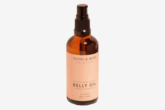 Natural Pregnancy Stretch Mark Belly Oil (100ml) - Wish & Wrap