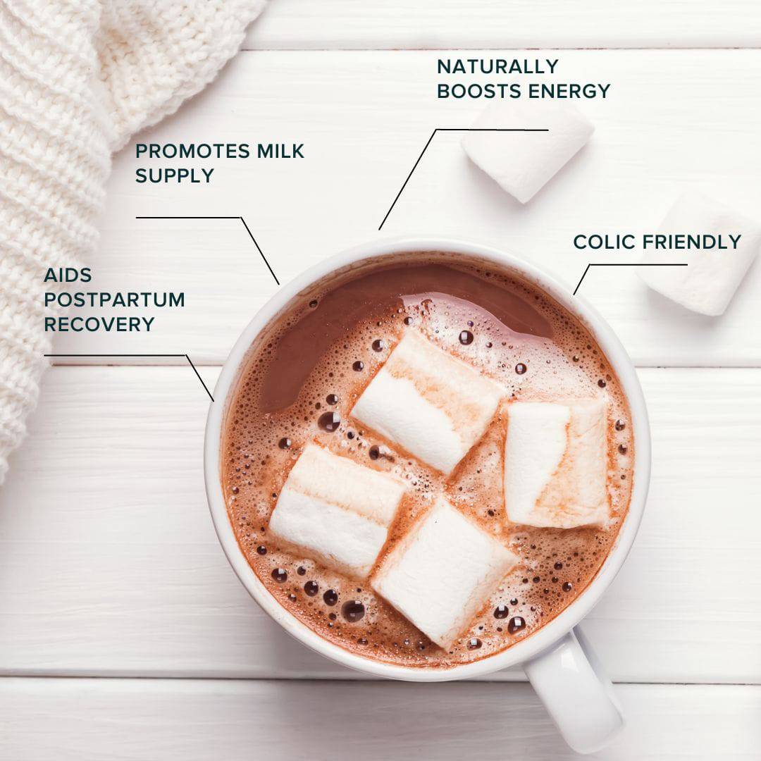 Lactation Hot Chocolate with Collagen - Wish & Wrap