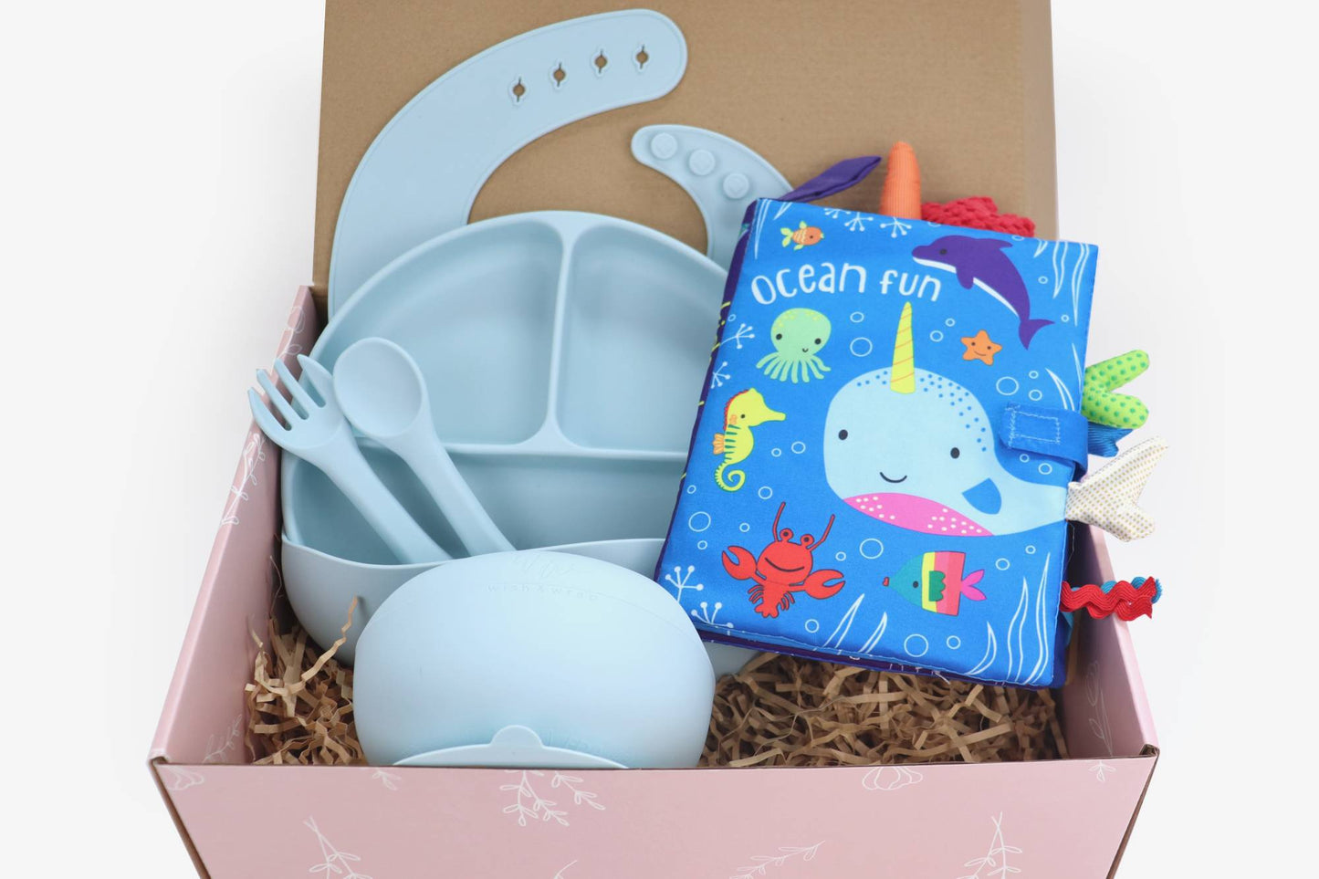 Feed & Fun Baby Gift Set - Ocean Fun - Wish & Wrap