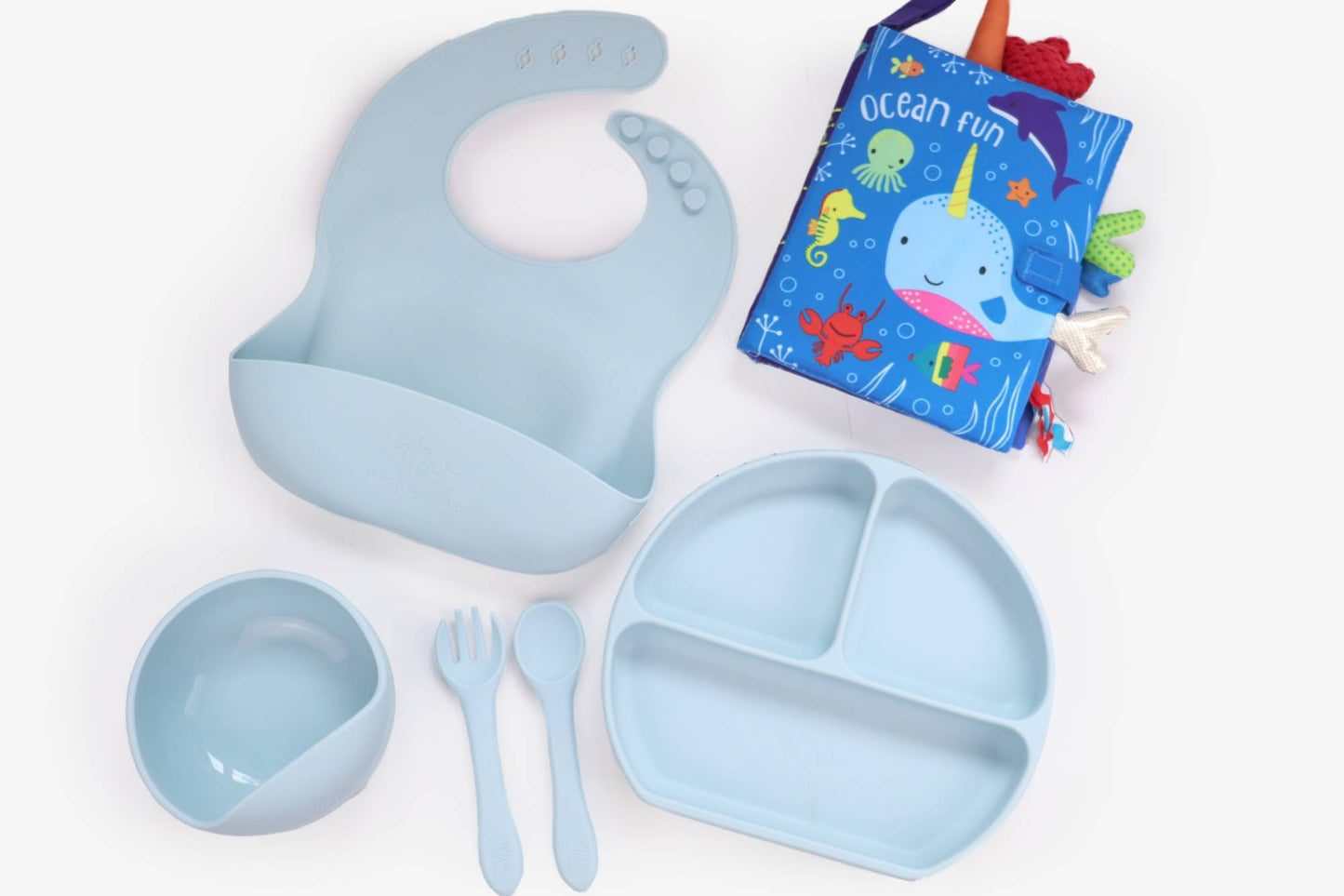 Feed & Fun Baby Gift Set - Ocean Fun - Wish & Wrap