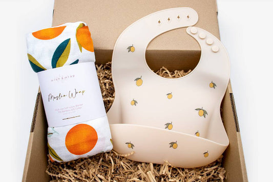 Lemons & Oranges Baby Gift Box - Wish & Wrap