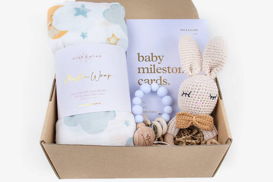 Sleepy Moon Baby Gift Box - Wish & Wrap