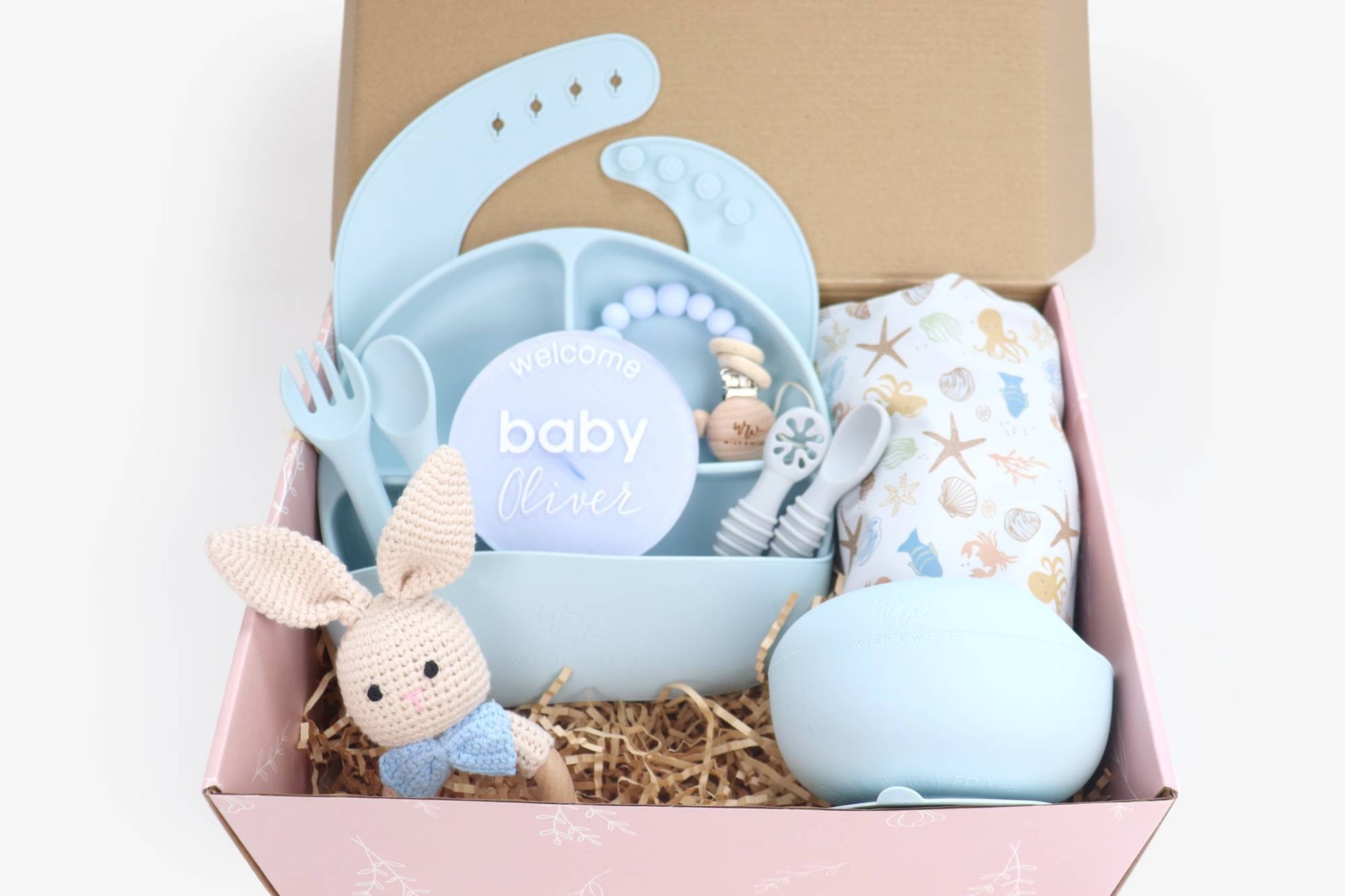 Baby Shower Gift Box - Boy - Wish & Wrap