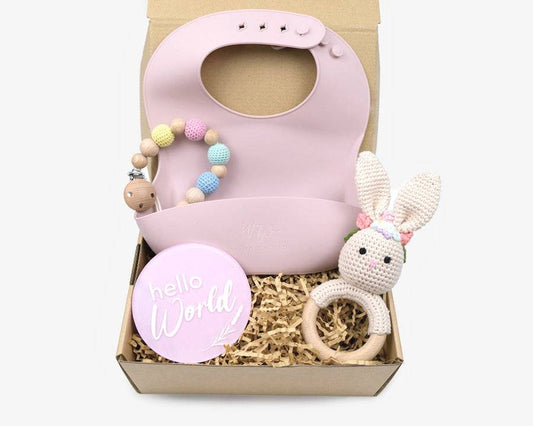 Newborn Baby Gift Box - Girl - Wish & Wrap