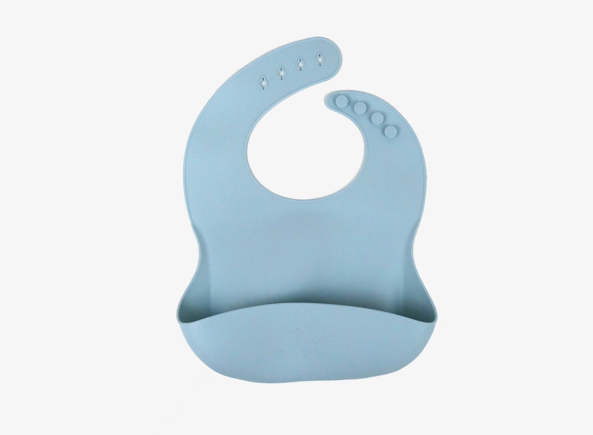 Silicone Baby Feeding Set - 4 Piece (Baby Blue) - Wish & Wrap