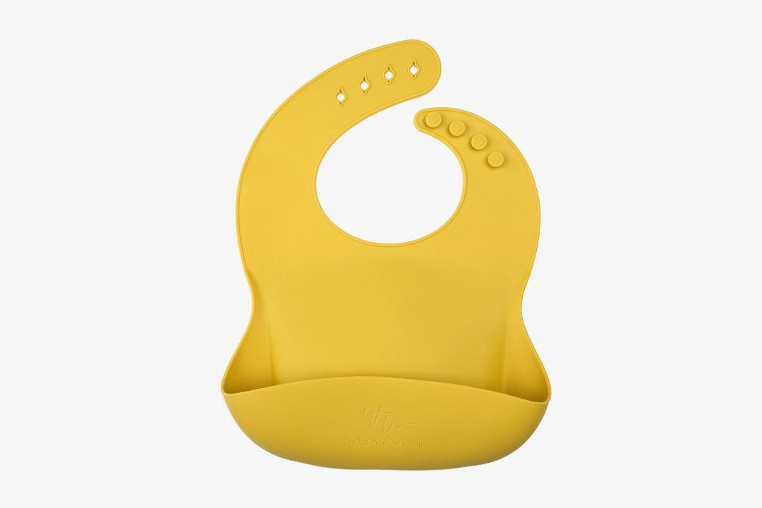 Silicone Baby Feeding Set - 4 Piece (Mango) - Wish & Wrap