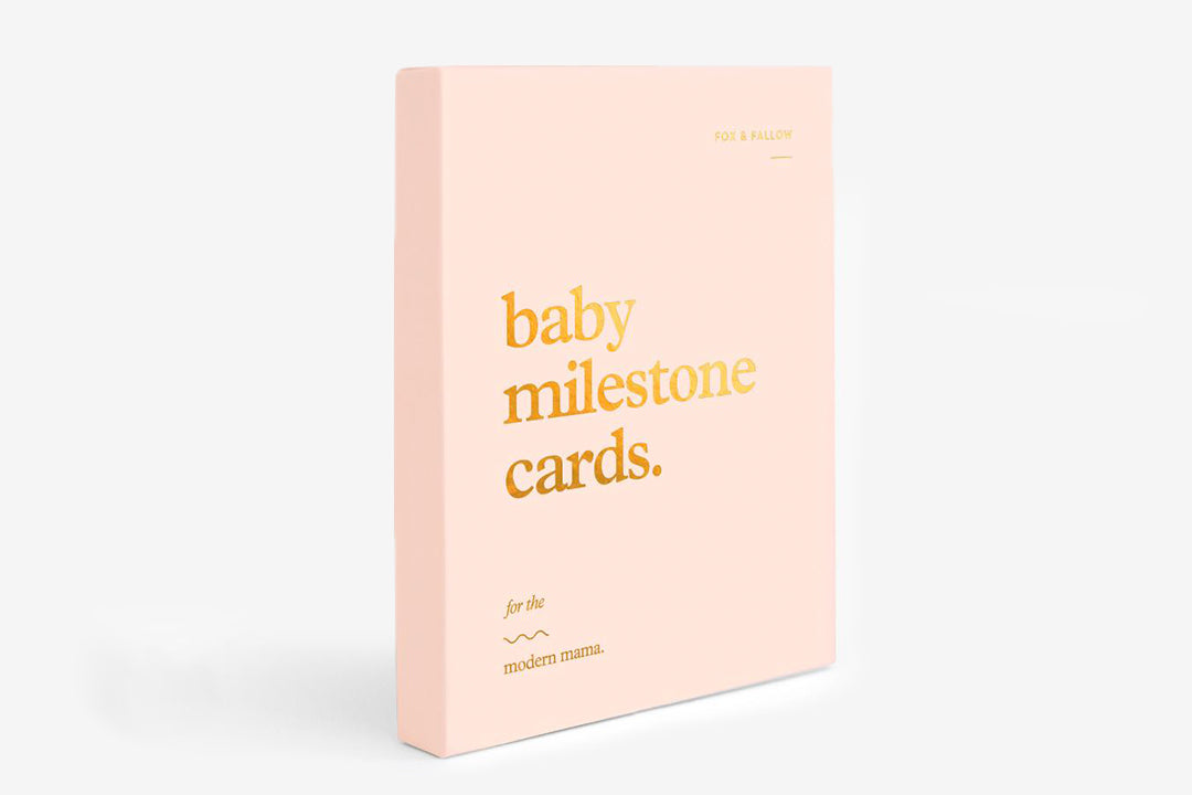 baby milestone cards gift hamper